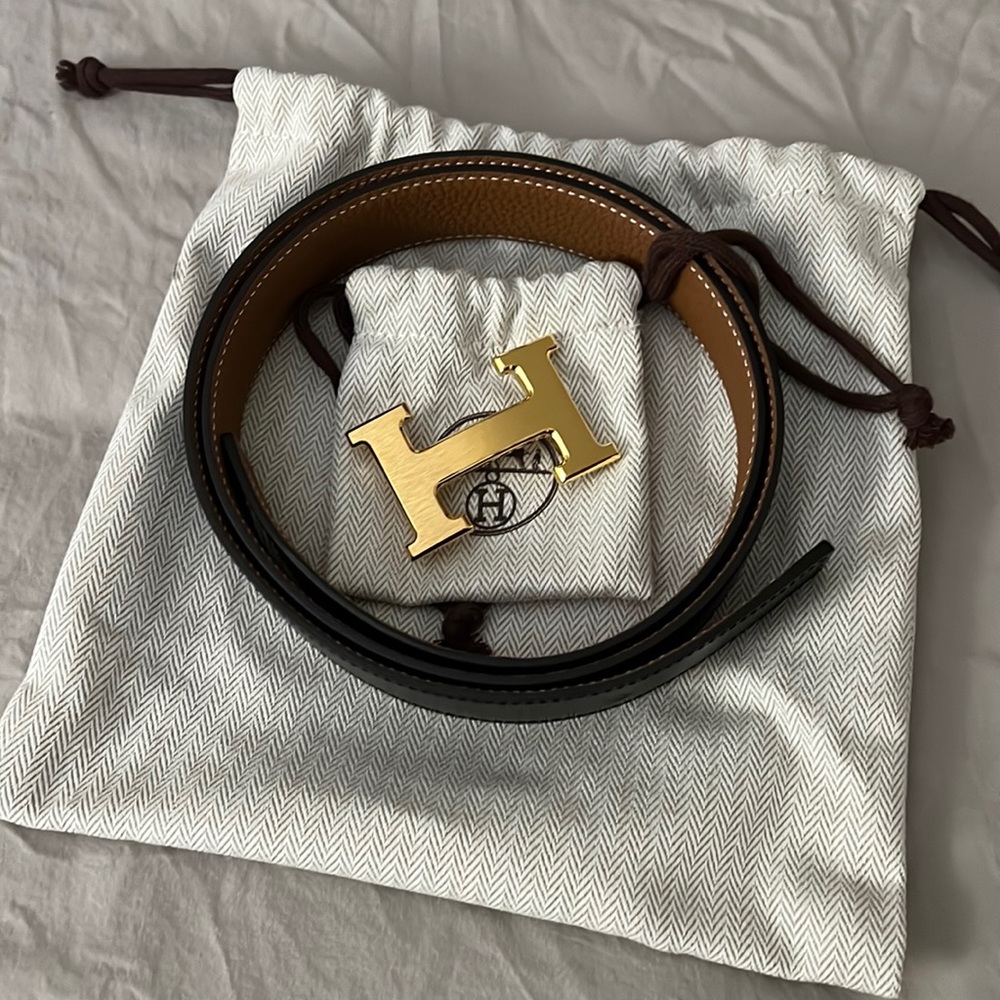 HERMES BELT BUCKLE AND BELT